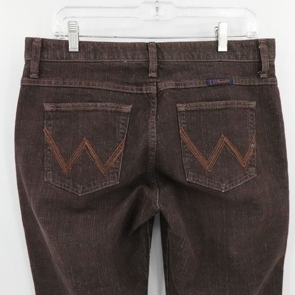 Wrangler Women's Brown Flare Jeans - Picture 10 of 12